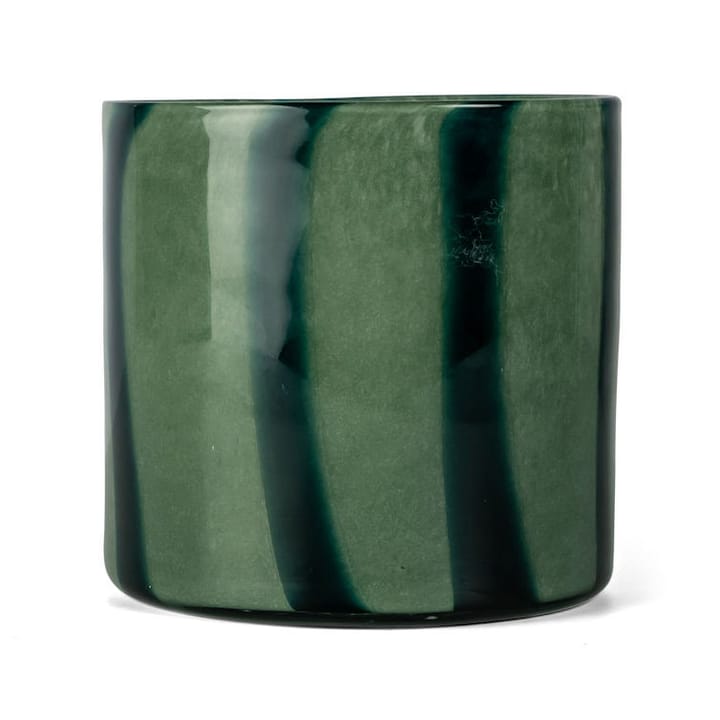 Calore φανάρι-βάζο M Ø15 cm - Πράσινο-σκούρο πράσινο - Byon