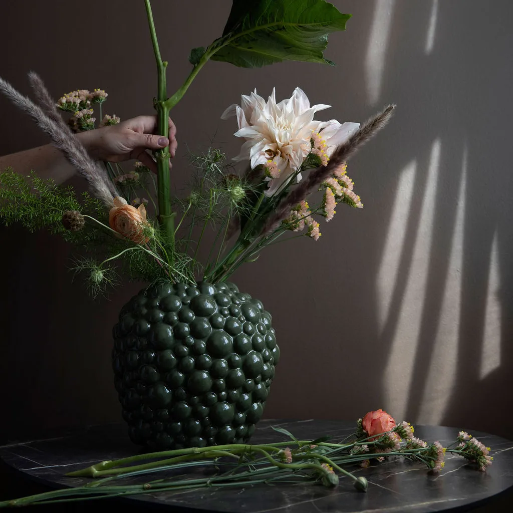 Celeste βάζο 26 cm, πράσινο Byon