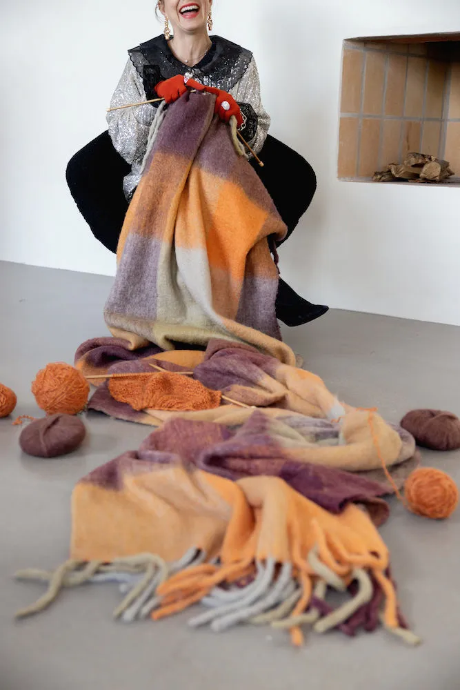 Check ριχτάρι, Πολύχρωμο πορτοκαλί Byon