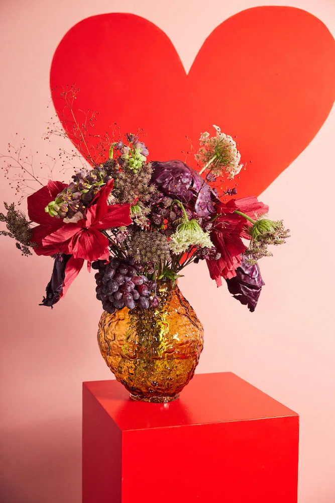 Βάζο Corallo Μ 26x28x27 εκ., Ανοιχτό κεχριμπάρι Byon