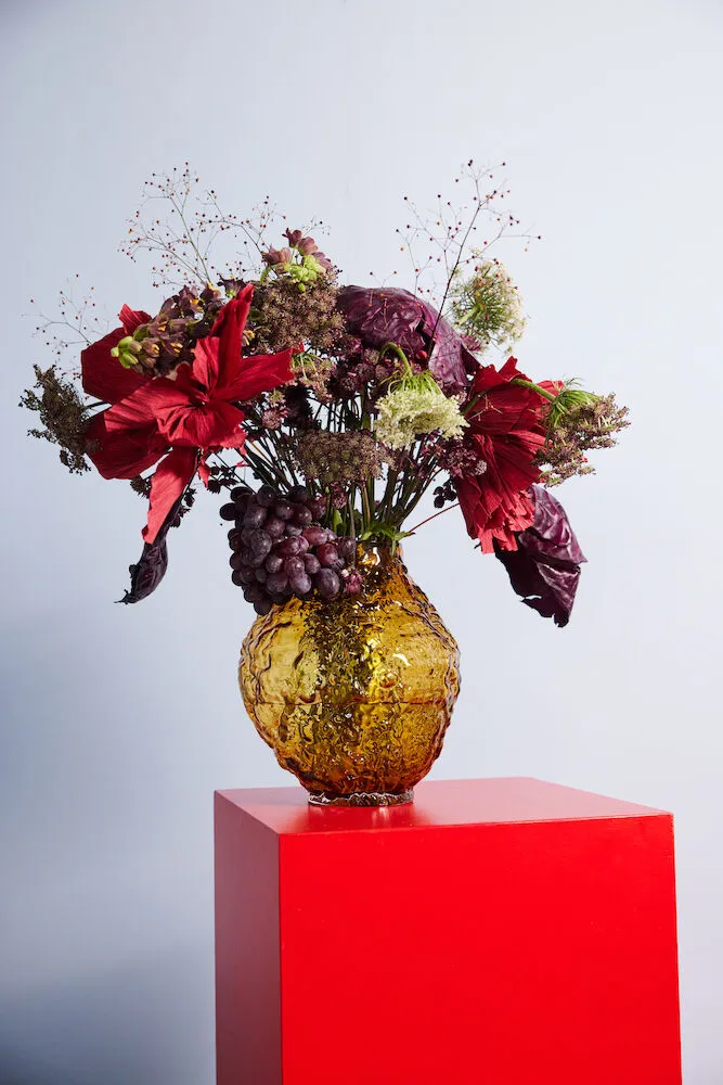 Βάζο Corallo Μ 26x28x27 εκ., Ανοιχτό κεχριμπάρι Byon