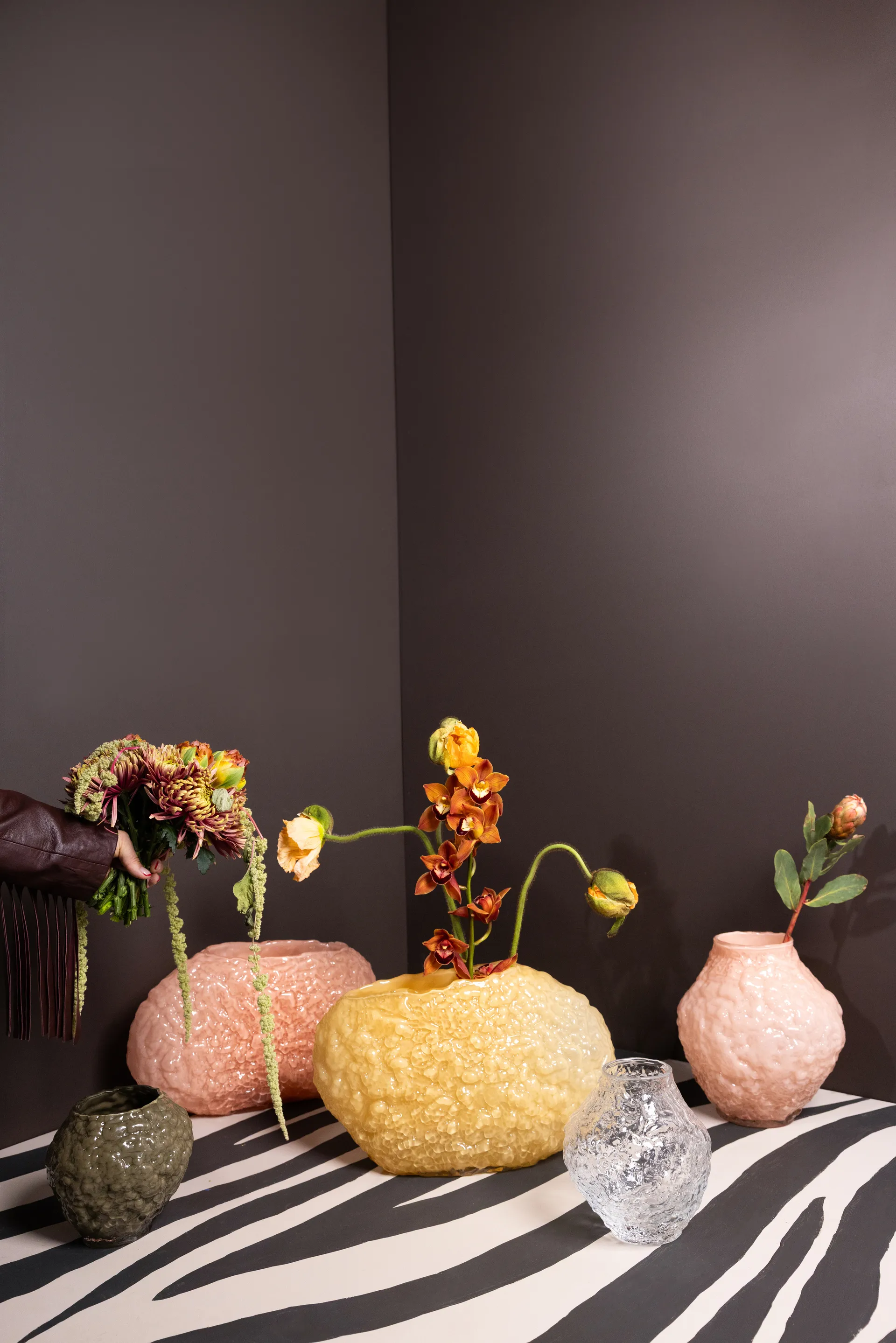 Corallo βάζο XS 19x17x17,5 εκ., Πράσινο Byon