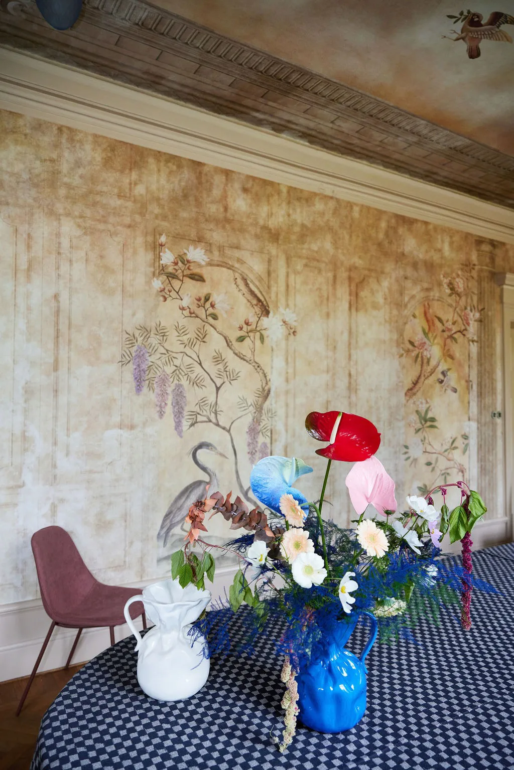 Crumple βάζο, Μπλε Byon