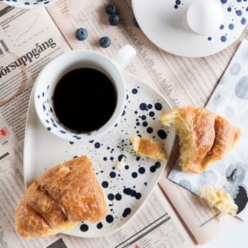 Dottie πιάτο 21 cm - Μαύρο-λευκό - Byon