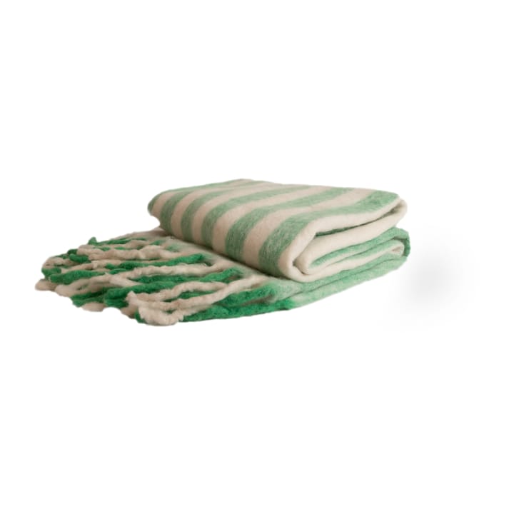 Κουβέρτα Edien 125x150 cm - Πράσινο/λευκό - Byon