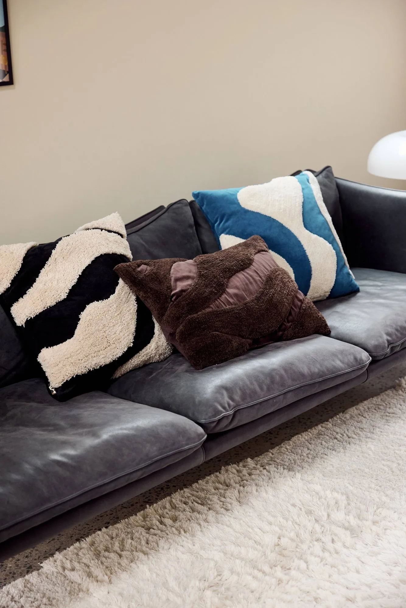 Fluffy μαξιλάρι 50x50 cm, Καφέ, 40x60 εκ. Byon