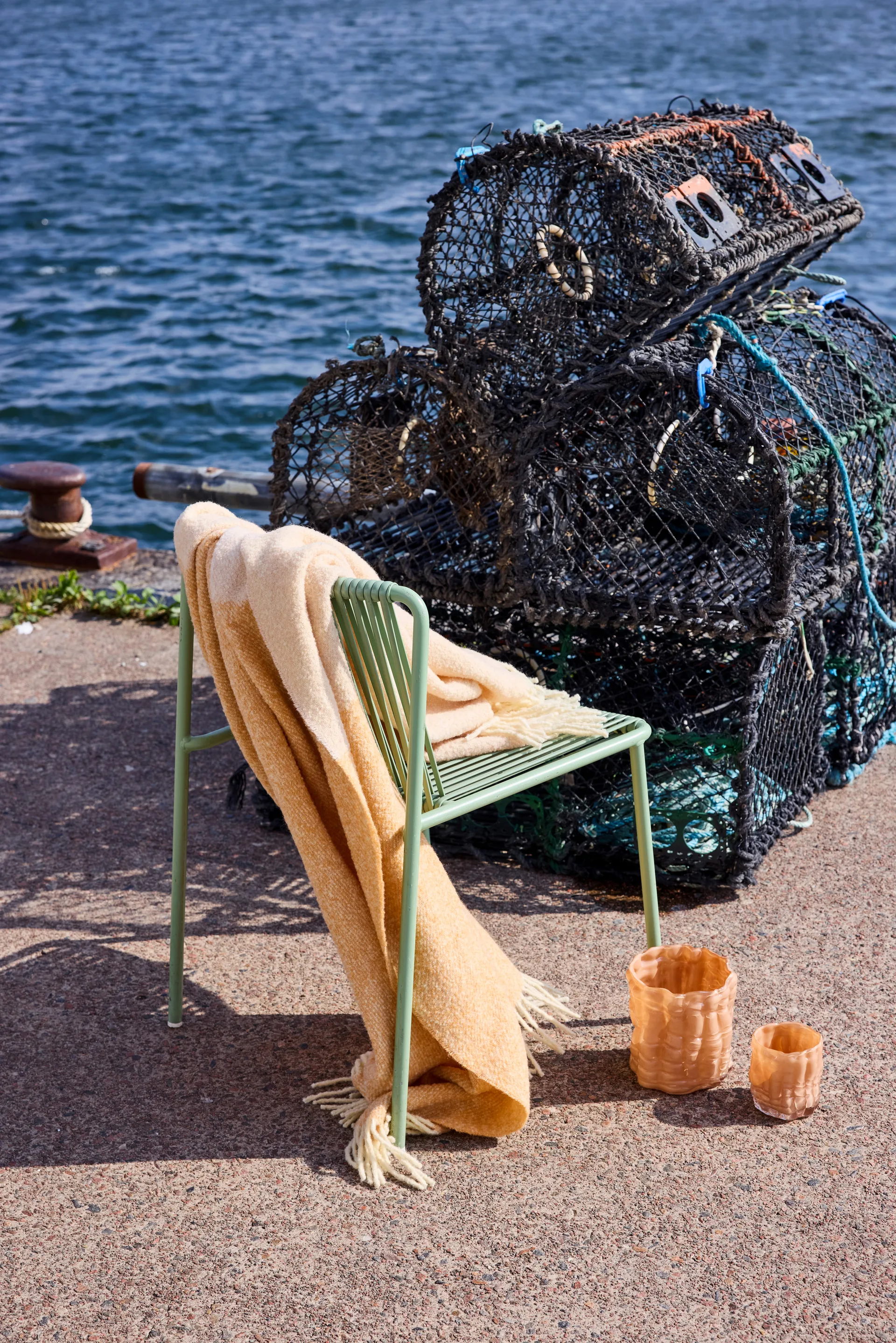 Franca κουβέρτα 130x170 εκ., Ροδάκινο Byon