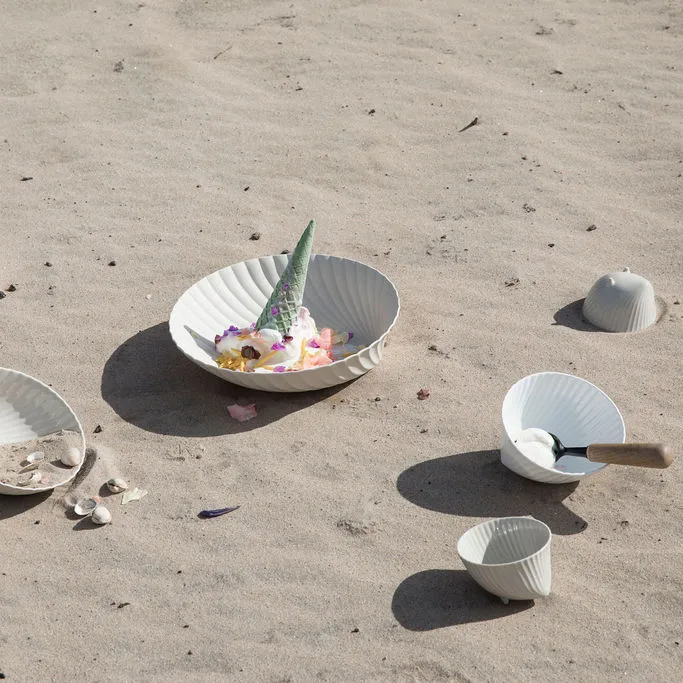 Frances μπολ σερβιρίσματος S, λευκό Byon