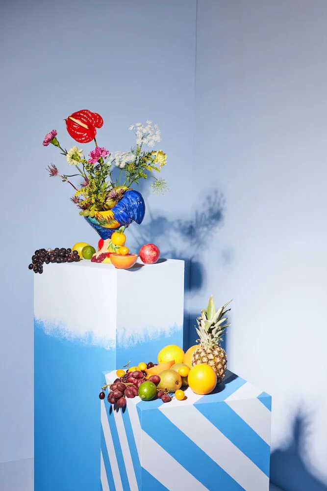 Fruity Rooster μπολ, Μπλε Byon