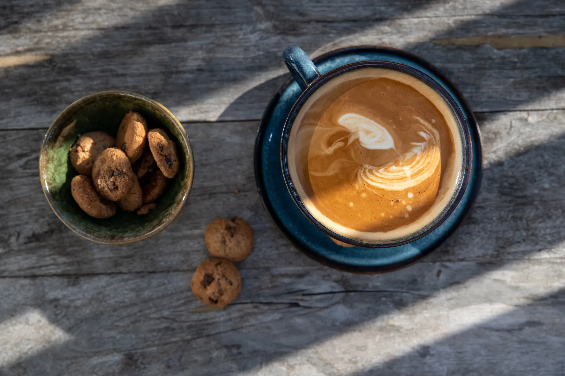 Jade φλιτζάνι με πιατάκι, μπλε Byon