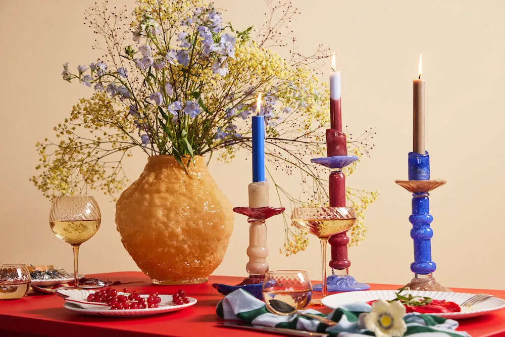 Κηροπήγιο Lara S 22 εκ., Μπεζ Byon