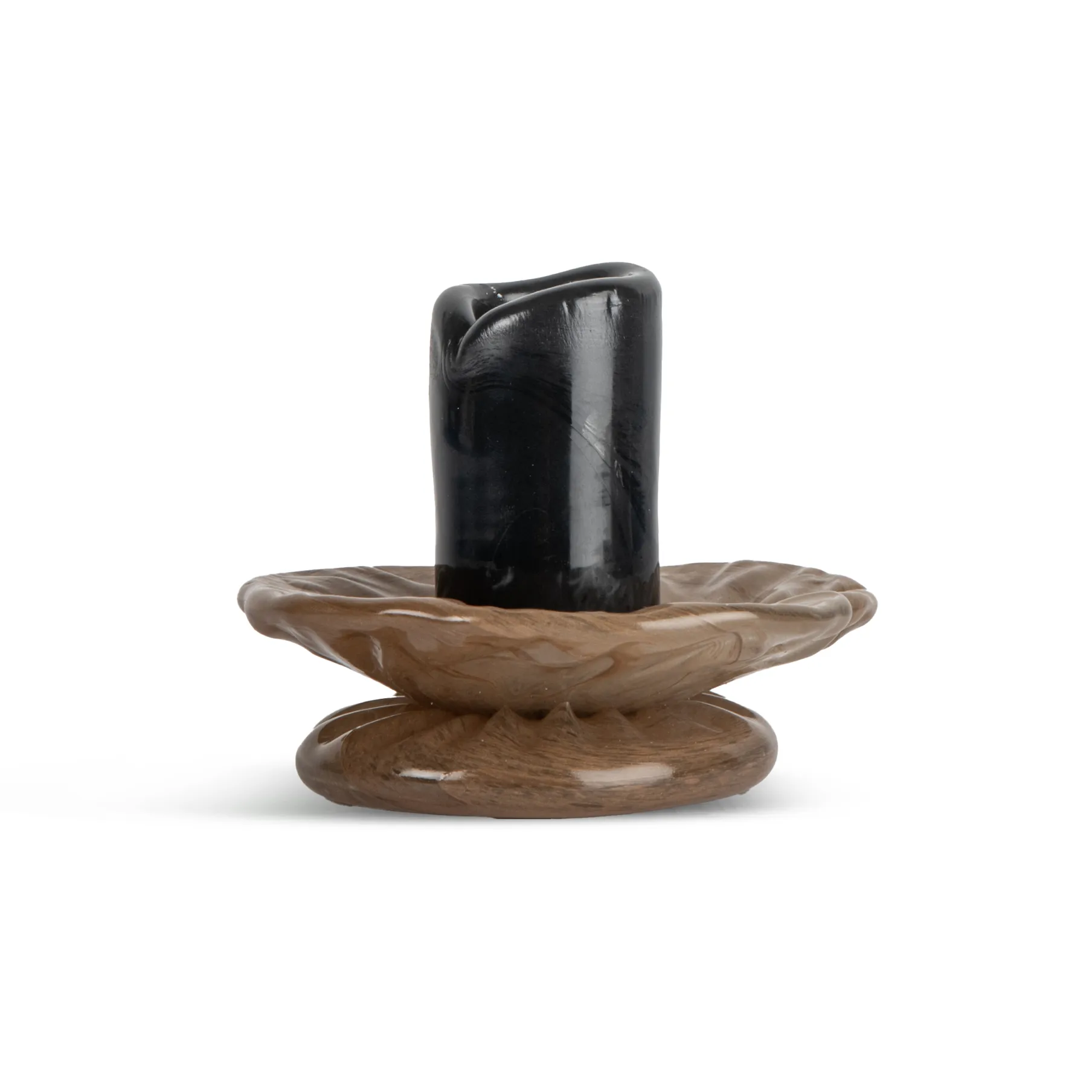 Lara κηροπήγιο XS 9 εκ., Μαύρο-μπεζ Byon