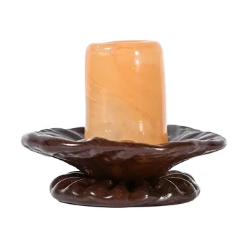 Lara κηροπήγιο XS 9 εκ. - Πορτοκαλί-καφέ - Byon