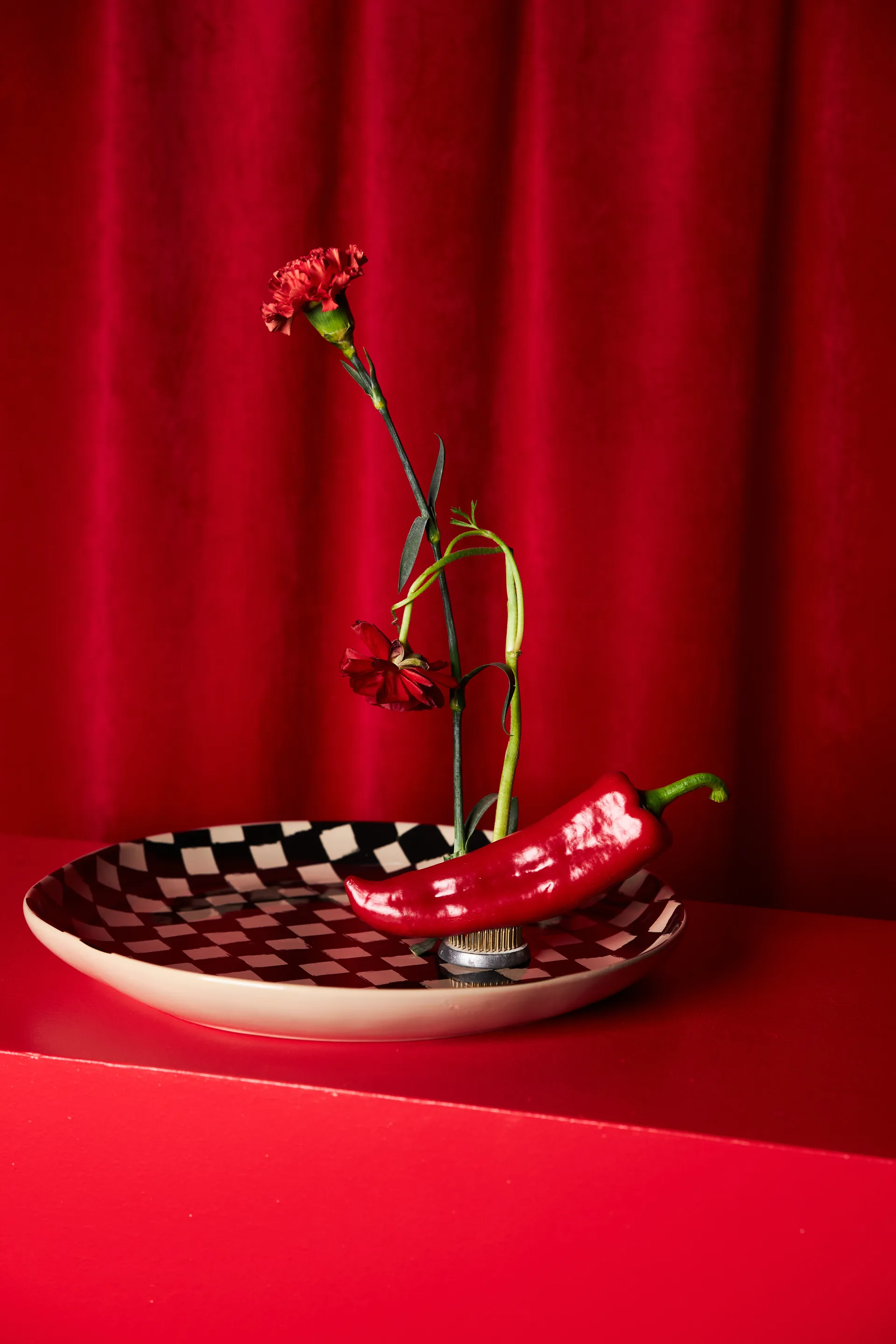 Πιατέλα σερβιρίσματος Lexi Ø37 cm, Μαύρο-μπεζ Byon