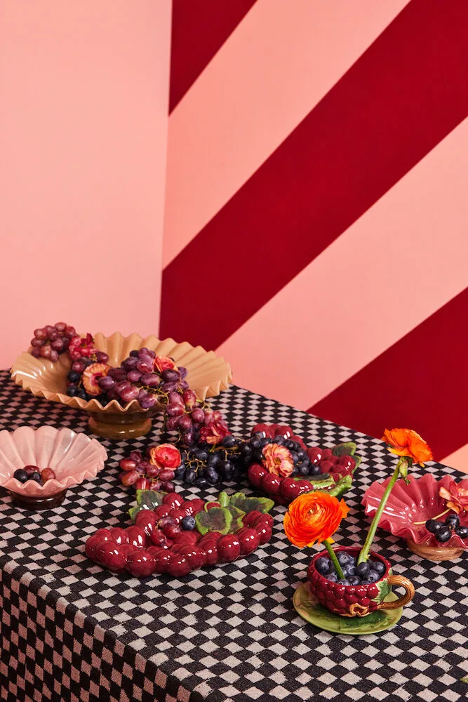 Μπολ Lori M Ø18 εκ., Μπορντό-μπεζ Byon