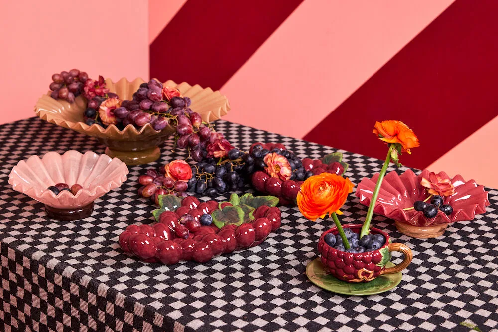 Μπολ Lori M Ø18 εκ., Μπορντό-μπεζ Byon