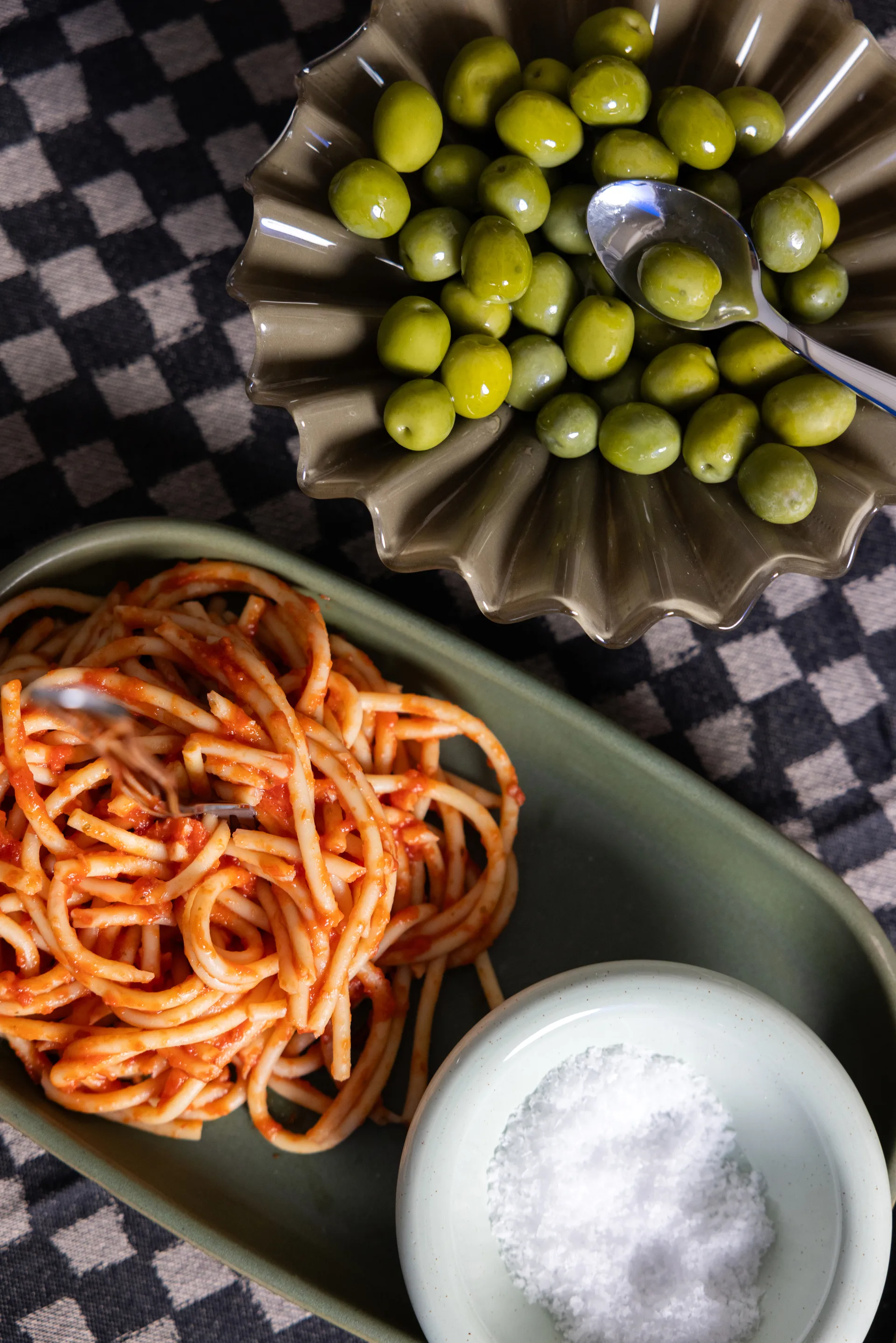 Μπολ Lori M Ø18 εκ., Πράσινο-μπεζ Byon