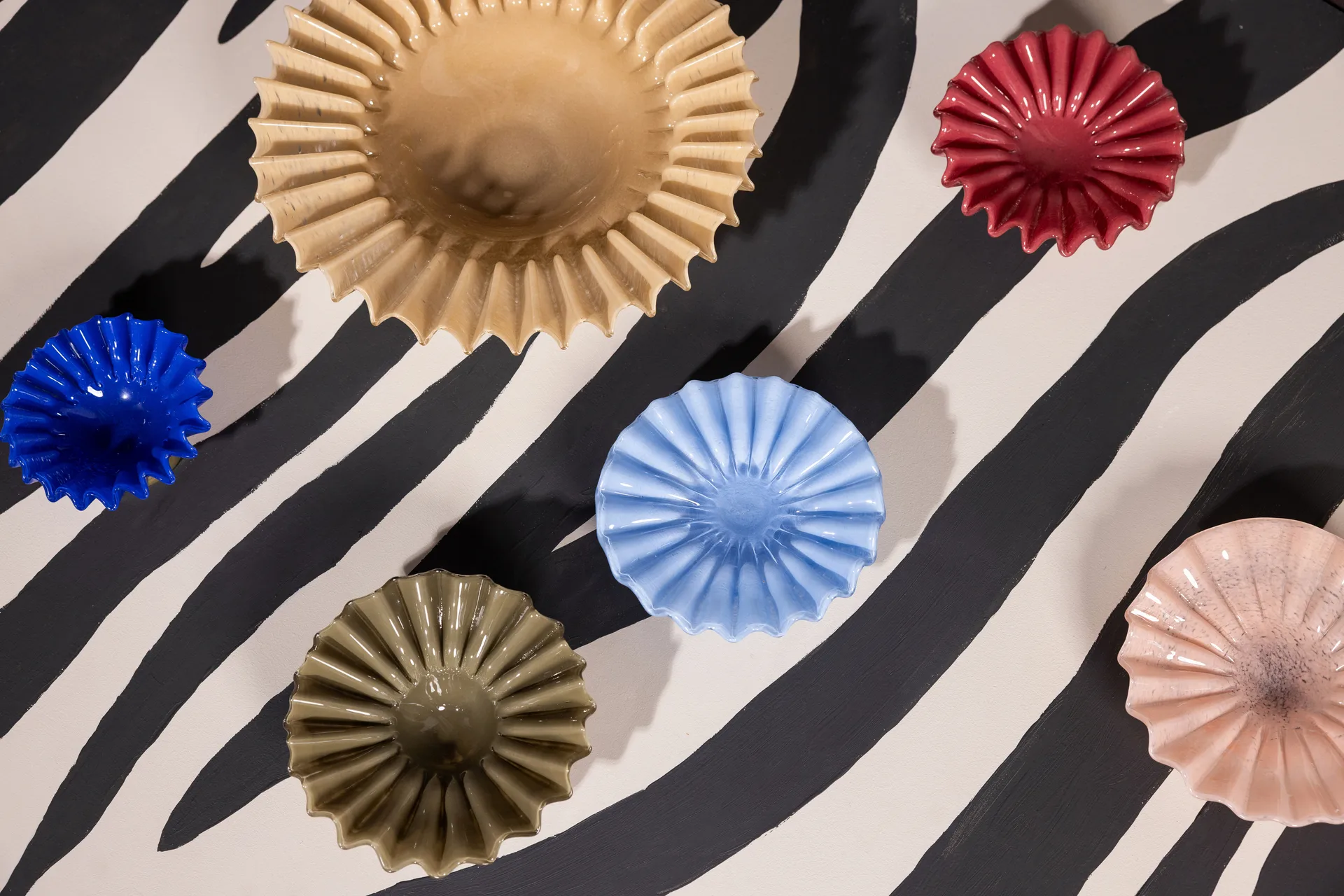 Μπολ Lori M Ø18 εκ., Πράσινο-μπεζ Byon