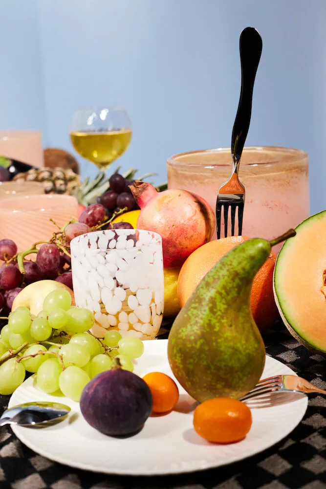 Ποτήρι Messy 30 cl (σετ των 2), Λευκό Byon