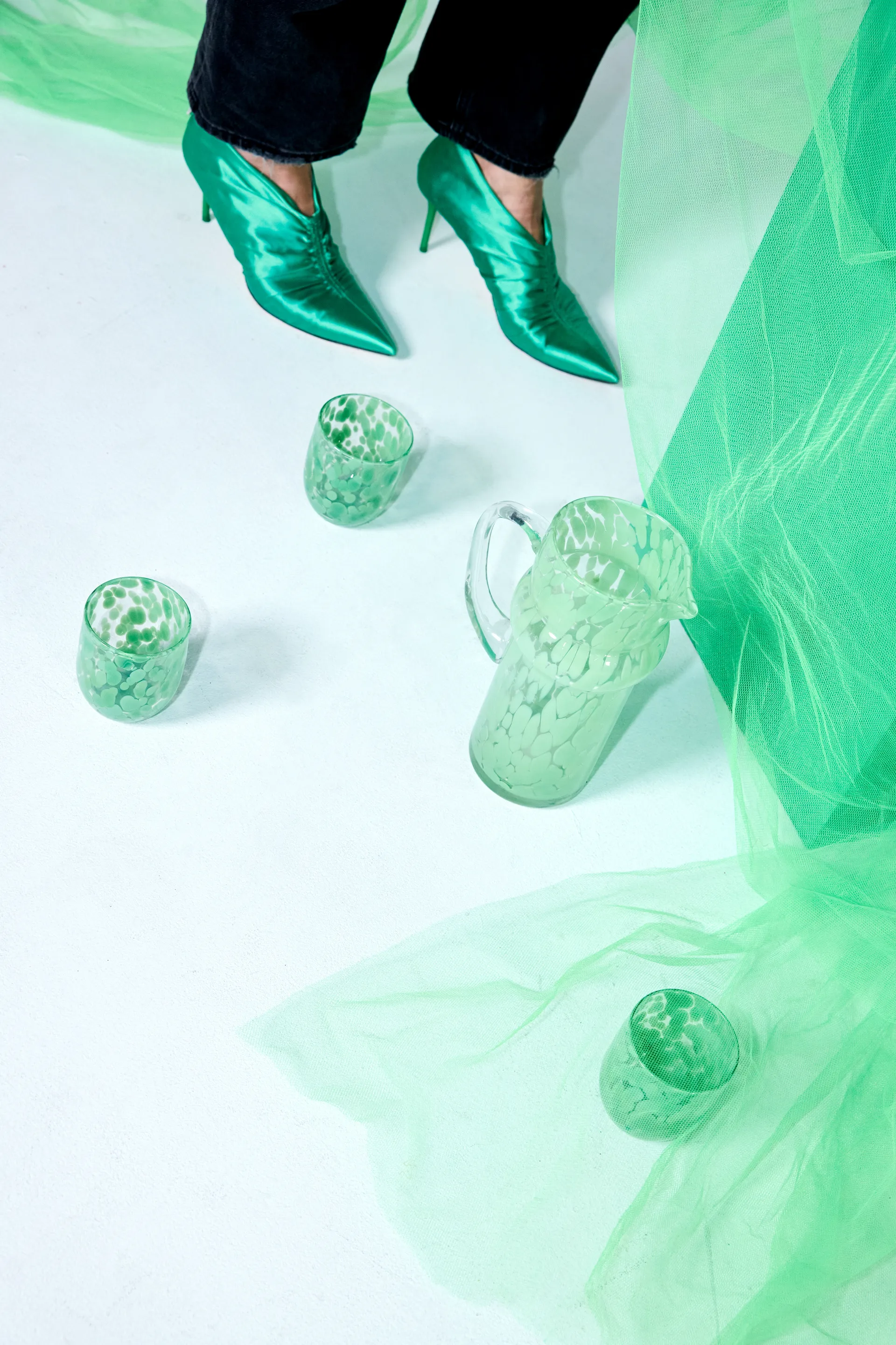 Ποτήρια για ποτά Messy 33 cl, Πράσινο Byon