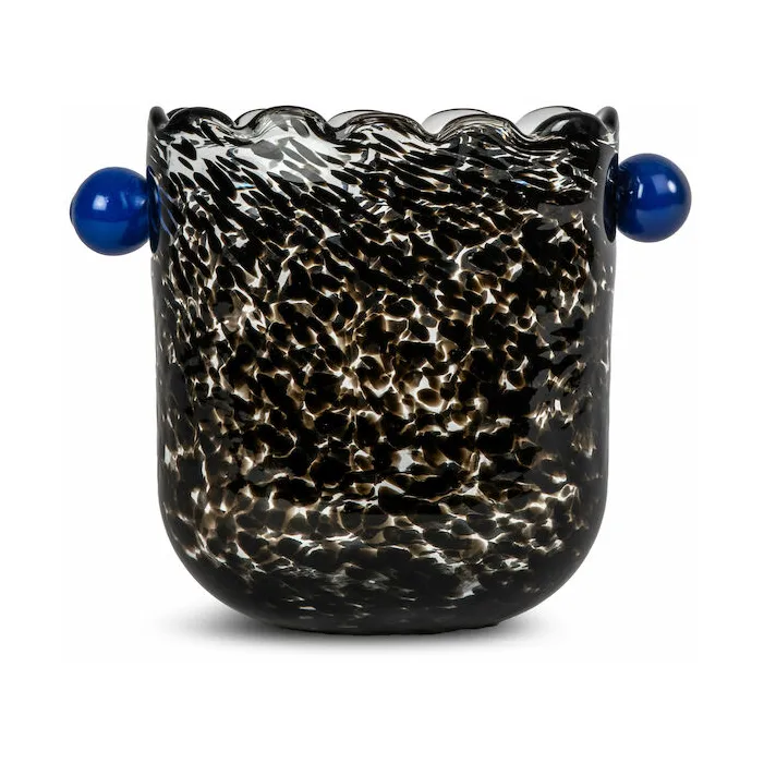 Messy βάζο-κρασοθήκη Messy, Μαύρο-μπλε Byon