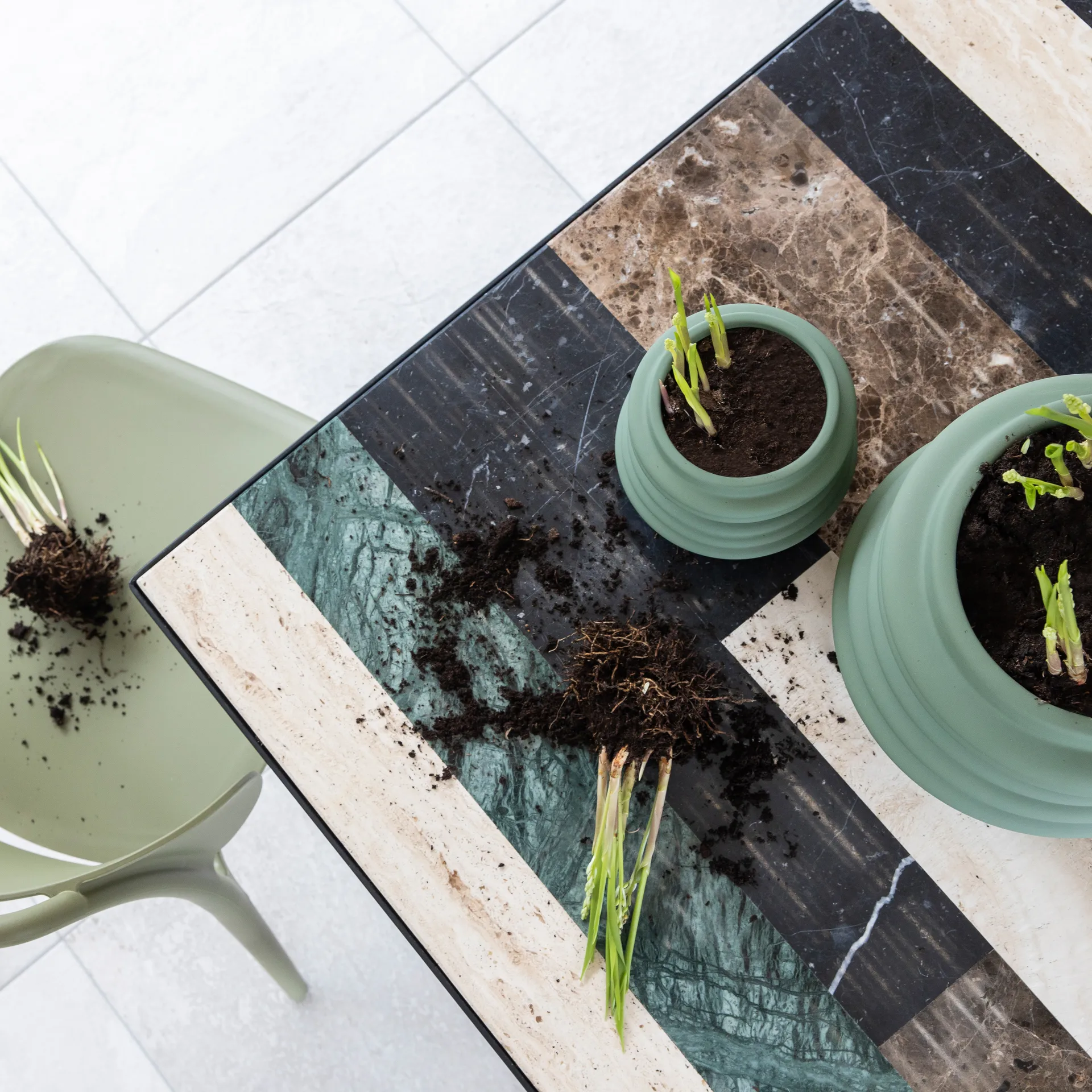 Mila βάζο 15 cm, Πράσινο Byon