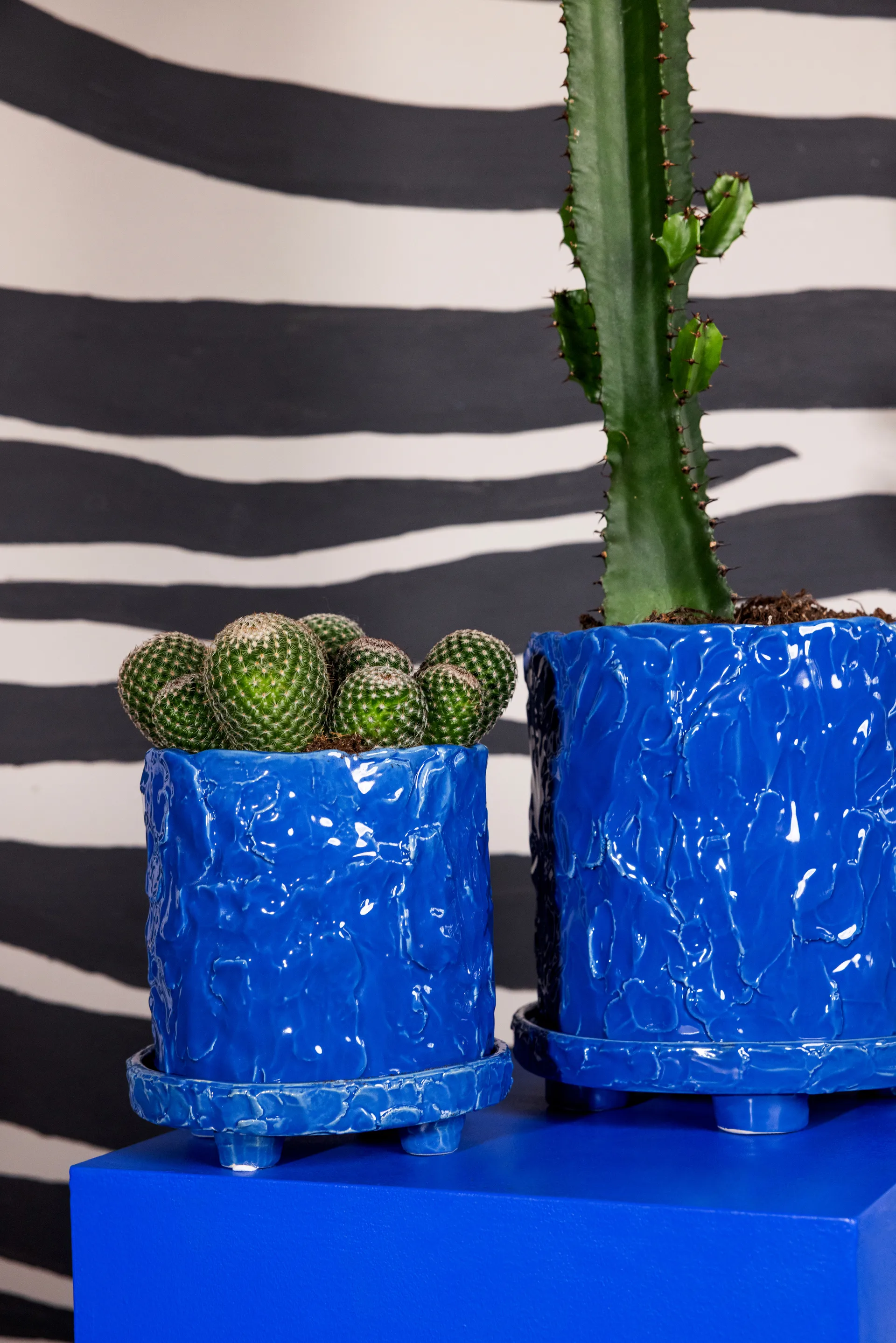 Muddy γλάστρα L Ø23 εκ., Μπλε Byon