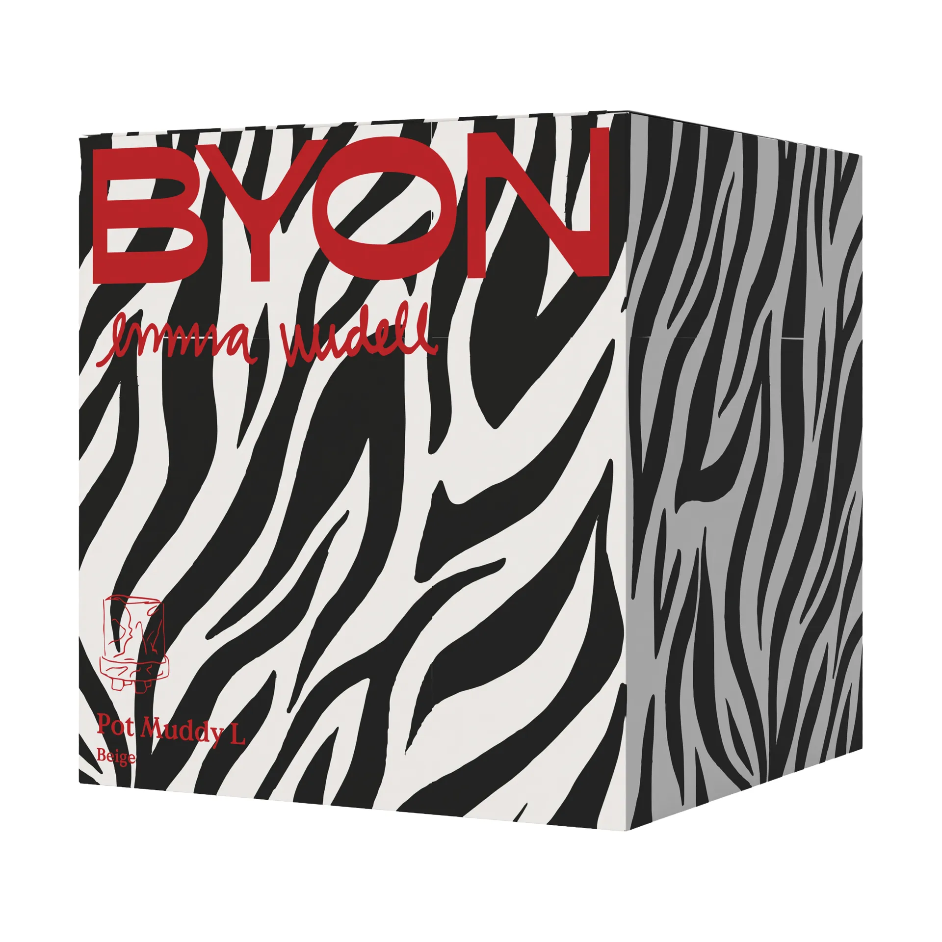 Muddy γλάστρα L Ø23 εκ., Μπεζ Byon