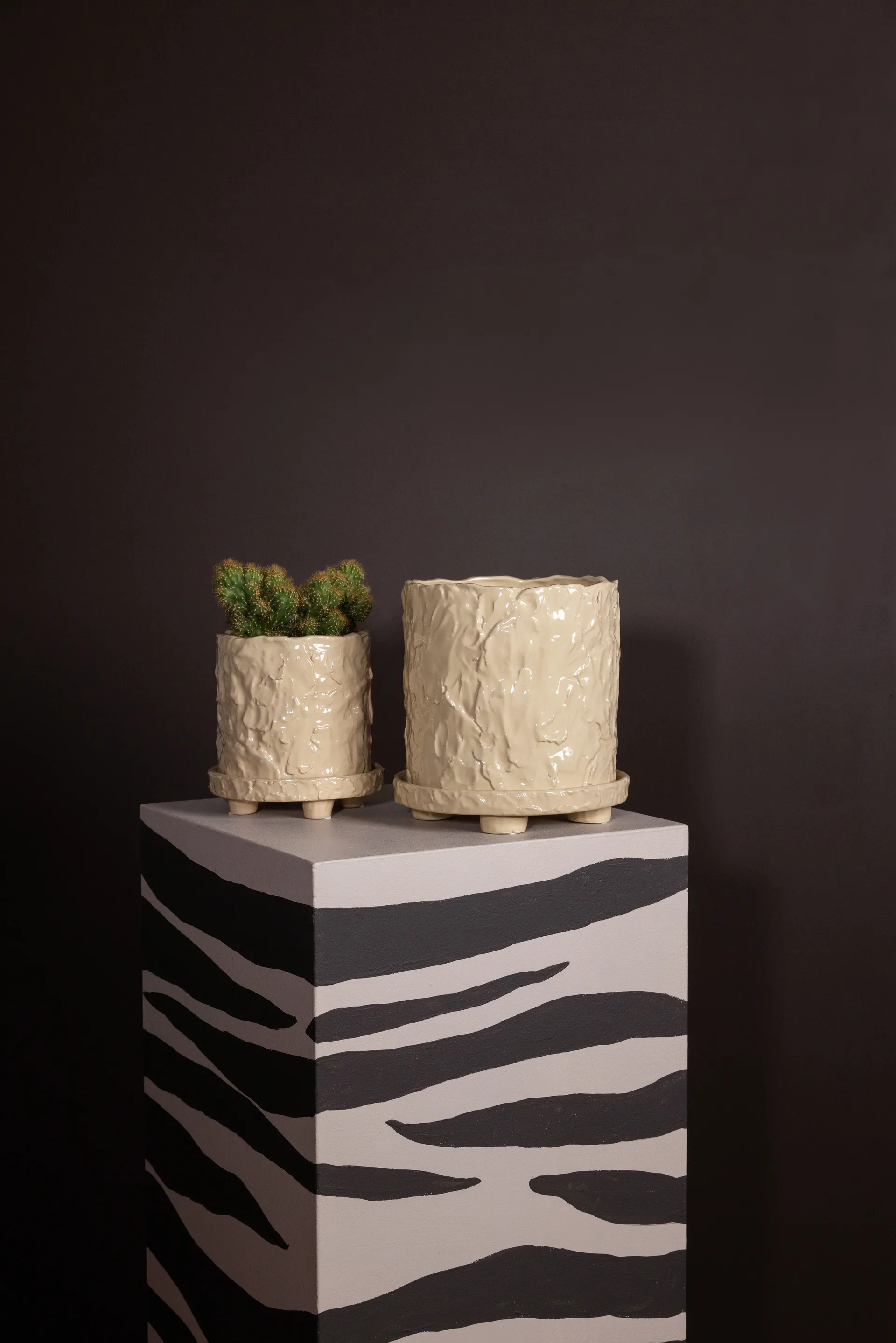 Muddy γλάστρα L Ø23 εκ., Μπεζ Byon