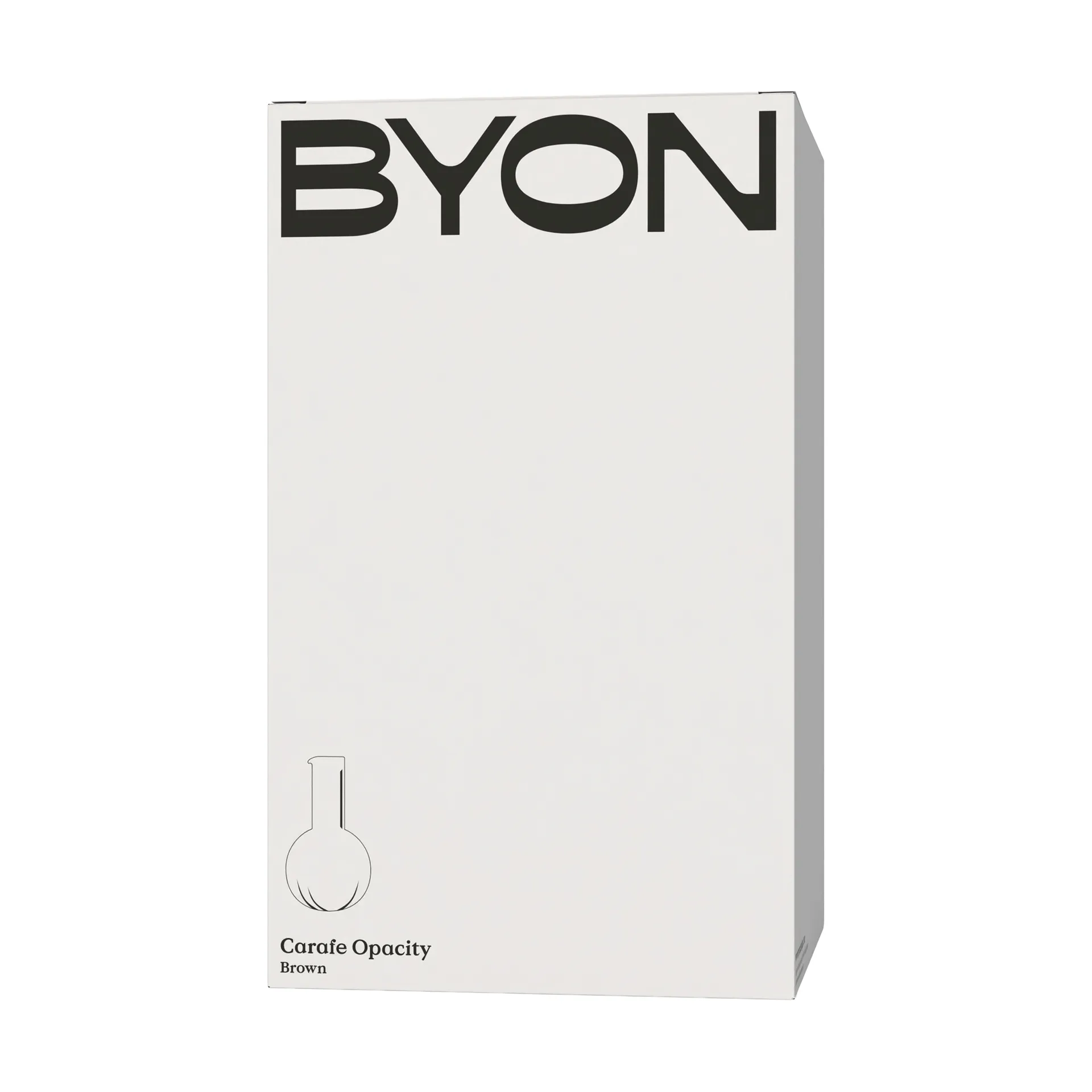 Κανάτα Opacity 1,9 L, Καφέ Byon