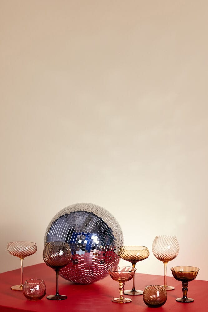 Ποτήρια Opacity 22 cl σετ 2 τεμαχίων, Καφέ Byon