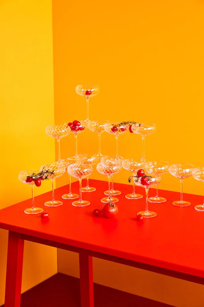 Ποτήρι σαμπάνιας Opacity 30 cl 2 τεμάχια, Διάφανο Byon