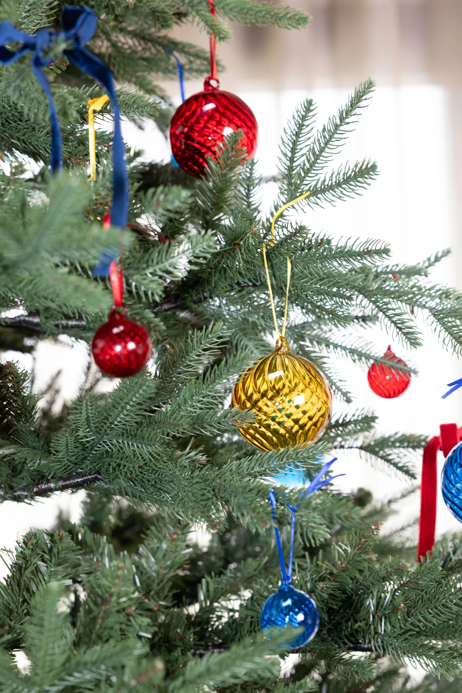 Opacity χριστουγεννιάτικη μπάλα M Ø8 εκ. 2-pack, Κίτρινο Byon