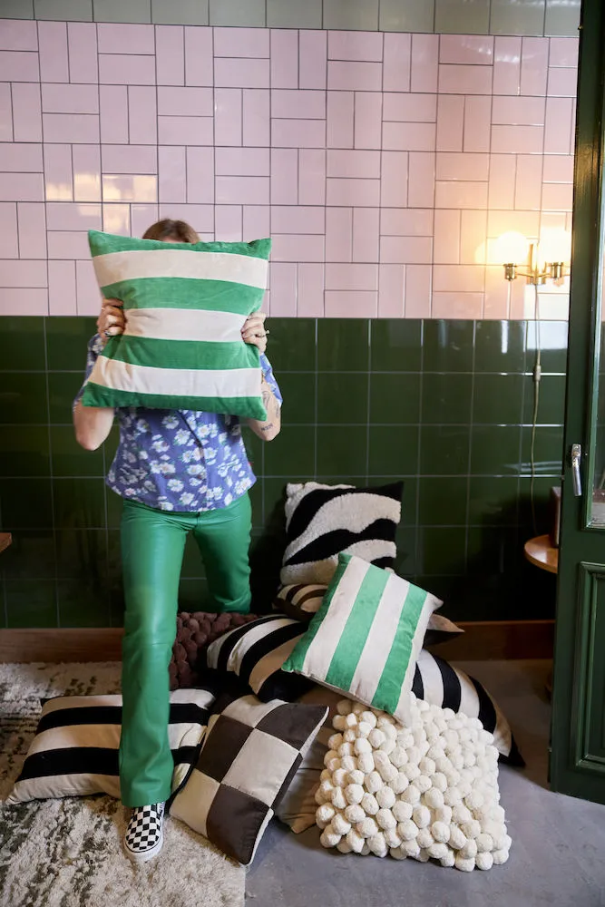 Pathi μαξιλάρι L 40x60 cm, Καφέ-μπεζ Byon