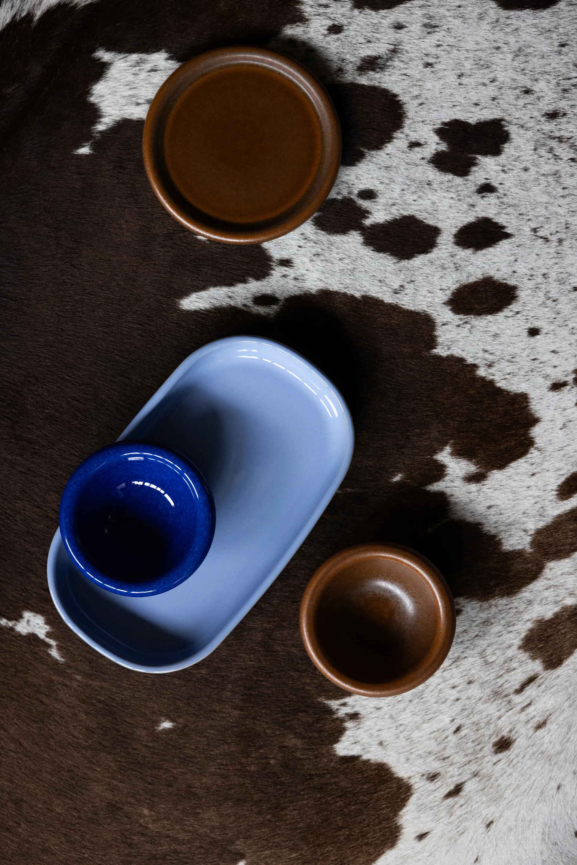 Πιατέλα σερβιρίσματος Porto 18x30 εκ., Γαλάζιο Byon