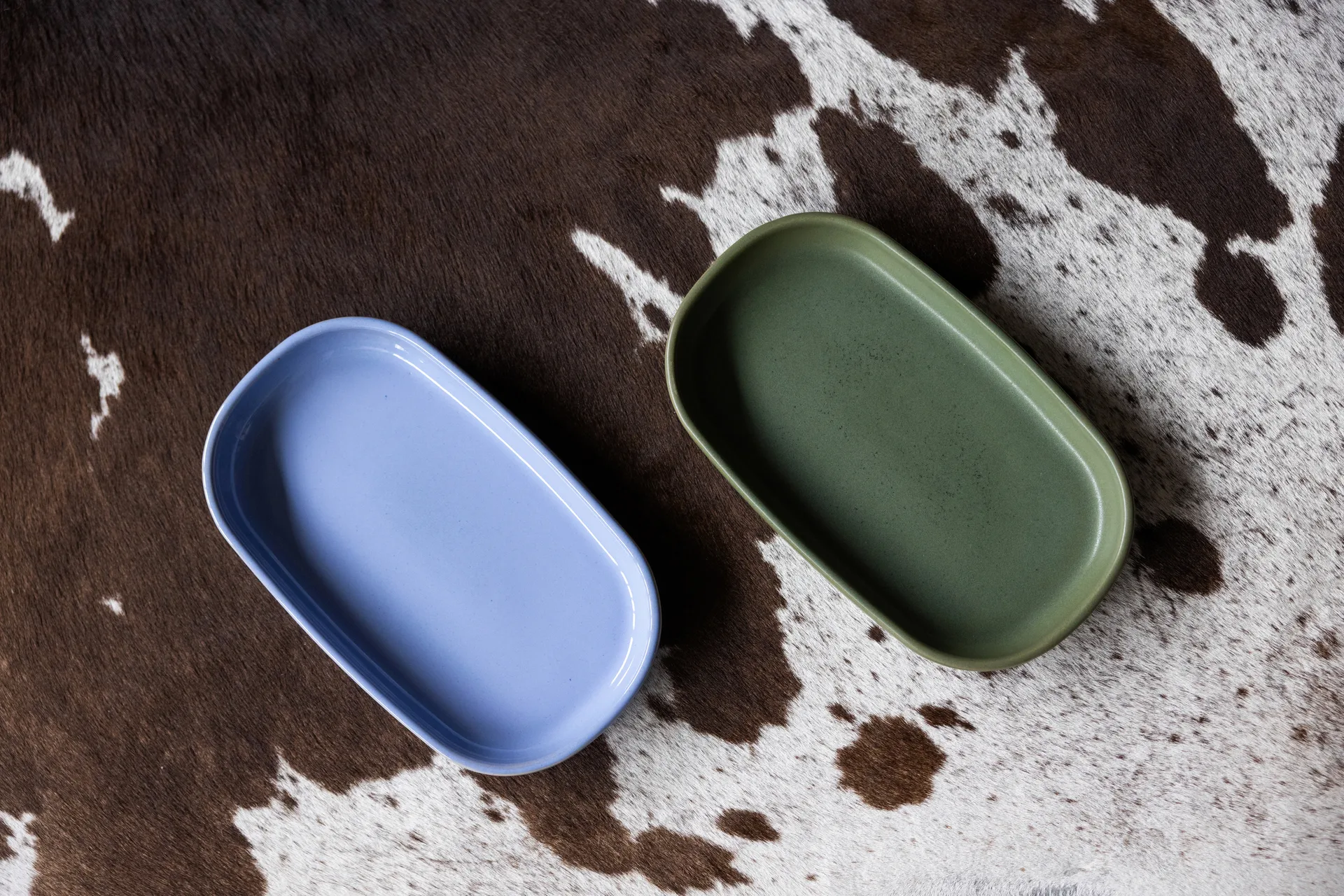 Πιατέλα σερβιρίσματος Porto 18x30 εκ., Γαλάζιο Byon