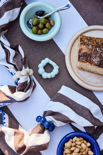 Porto δαχτυλίδι πετσέτας 4-pack - Μέντα πράσινο - Byon