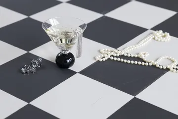 Spice ποτήρι - Μαύρο-διαφανές - Byon