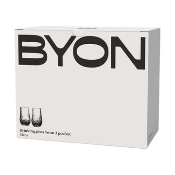 Swan ποτήρια νερού 2τεμ - Διάφανο - Byon