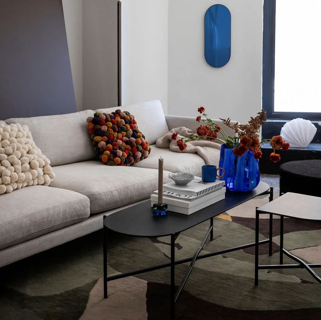 Triton βάζο 24 εκ., μπλε Byon