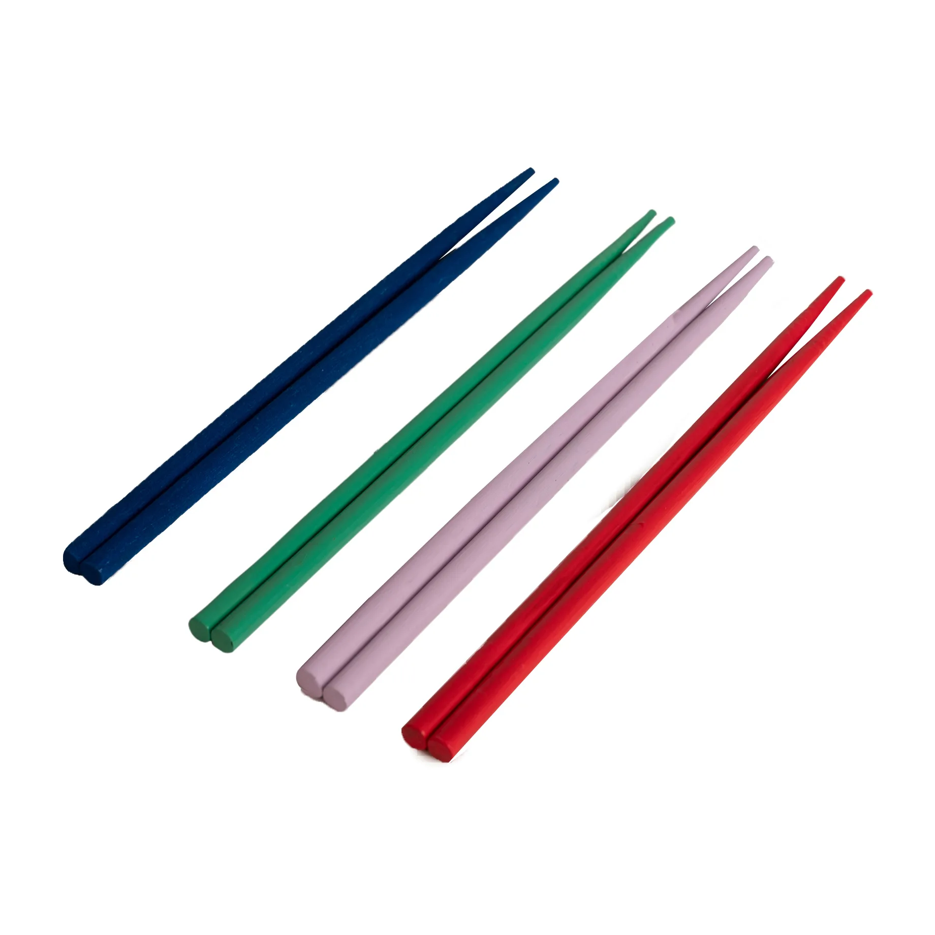 Yaki chopsticks 4 pack, Μπλε-πράσινο-μωβ-κόκκινο Byon