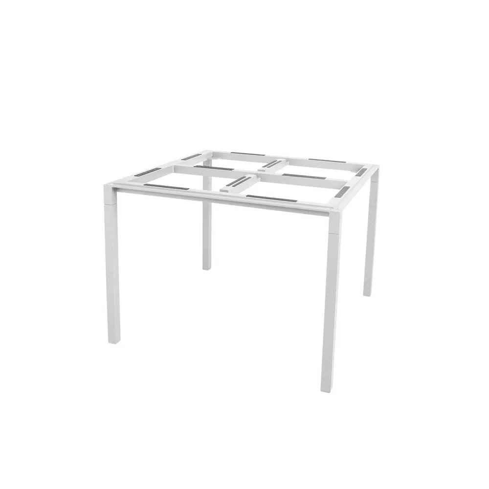Καθαρός σκελετός τραπεζιού 100x100x73 cm, Λευκό Cane-line