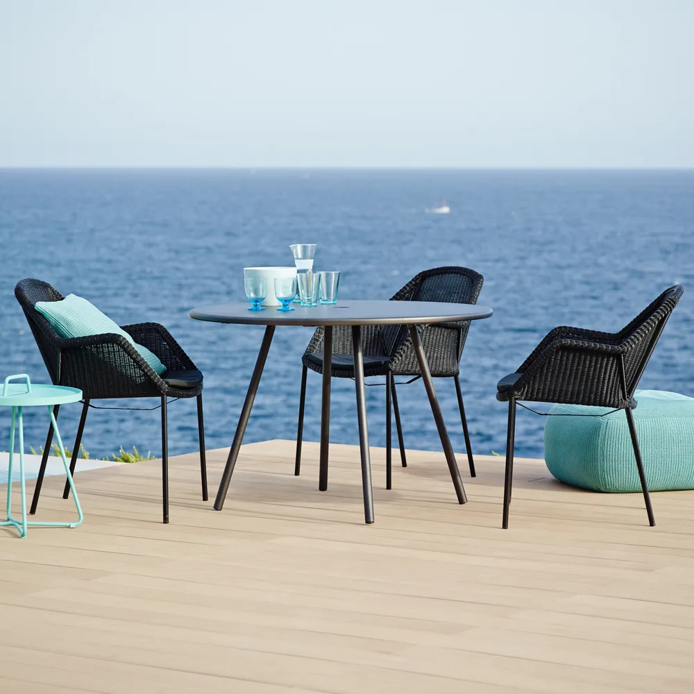 Τραπέζι τραπεζαρίας Area, Γκρι λάβας Cane-line