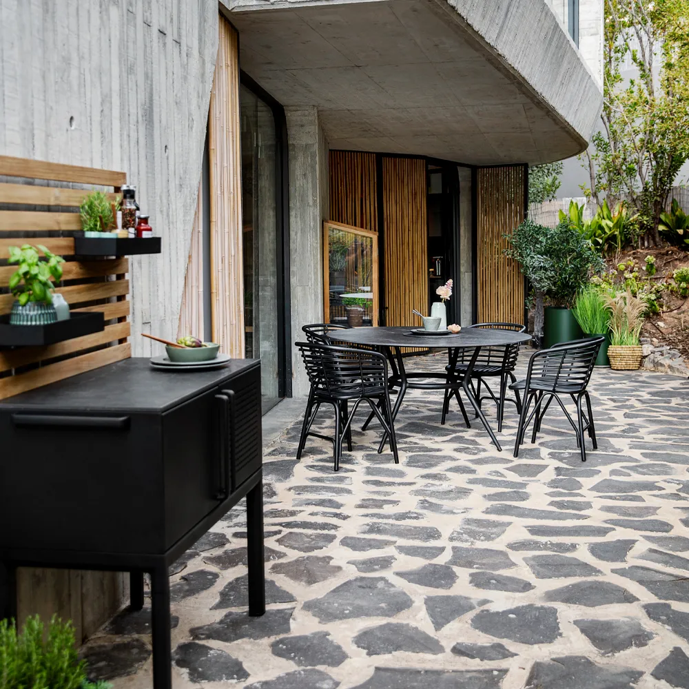 Πολυθρόνα Blend, Γκρι λάβας Cane-line