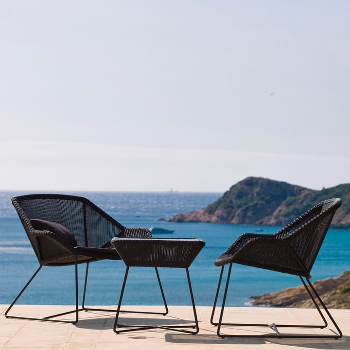 Breeze lounge πολυθρόνα ψηλή πλάτη weave, Λευκό γκρι Cane-line