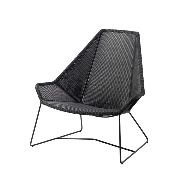 Breeze lounge πολυθρόνα ψηλή πλάτη weave - Μαύρο - Cane-line