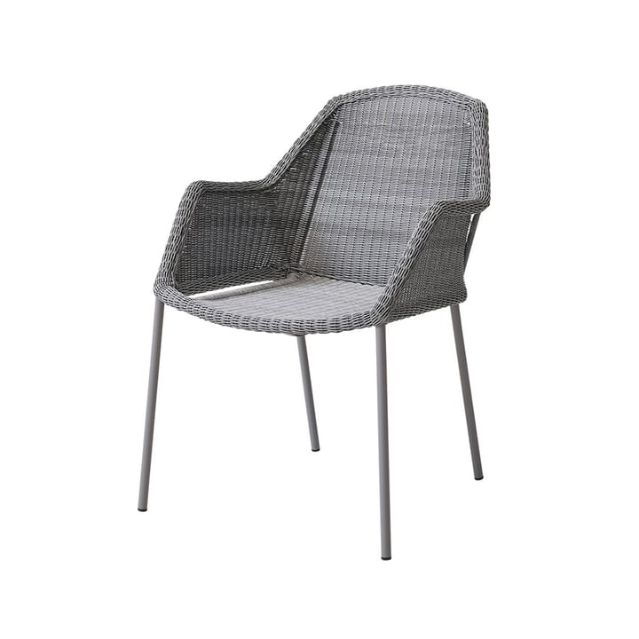 Breeze στοιβαζόμενη καρέκλα με μπράτσα weave - Ανοιχτό γκρι - Cane-line