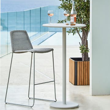 Σκαμπό μπαρ Breeze - Λευκό γκρι - Cane-line