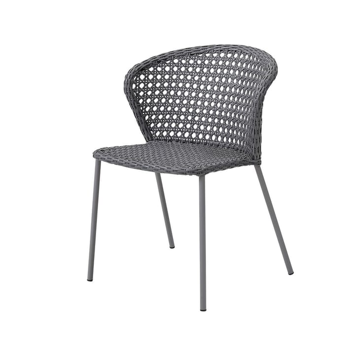 Λεπτή καρέκλα - Ανοιχτό γκρι, Cane-Line γαλλικό ύφασμα - Cane-line