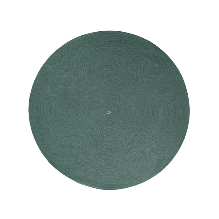 Χαλί Circle στρογγυλό - Σκούρο πράσινο, Ø140cm - Cane-line